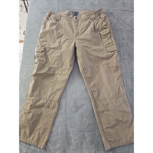 5.11 Tactical Series Pants Mens 42x32 Tan Cargo Ripstop Relaxed